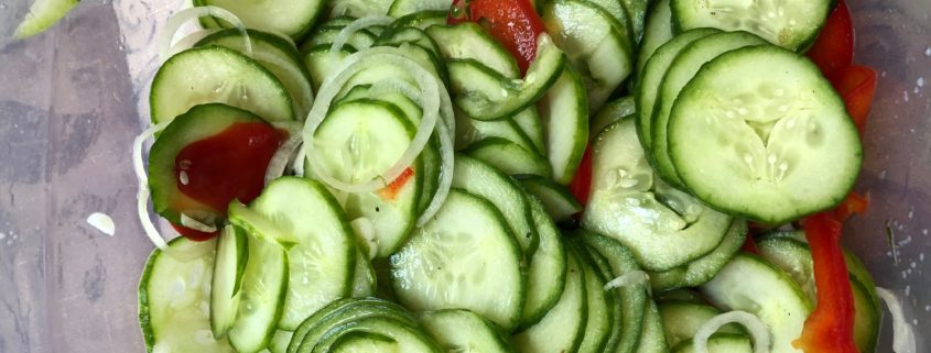Saba David's Cucumber Salad