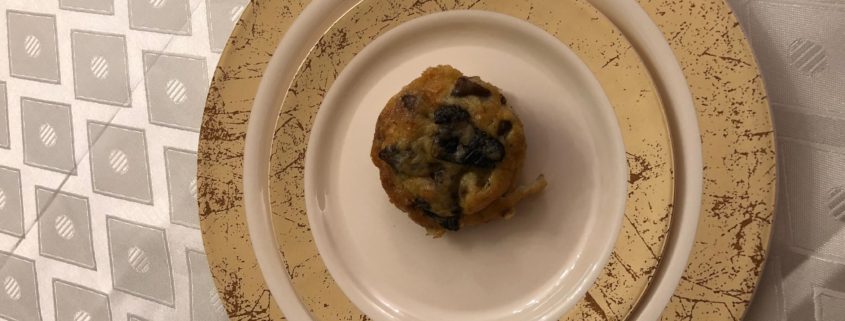 light and airy mushroom onion quiche