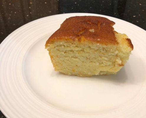 Luscious almond cake