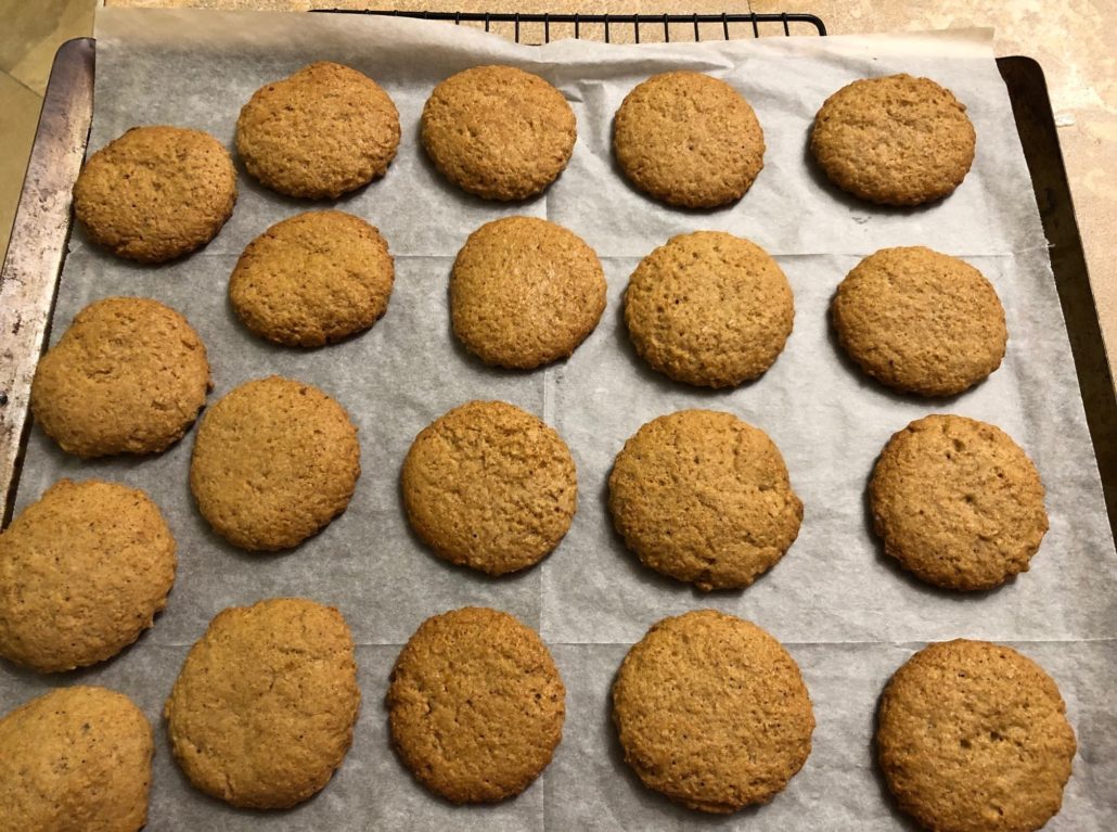 Baked tea biscuits