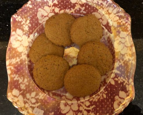 Baked tea biscuits