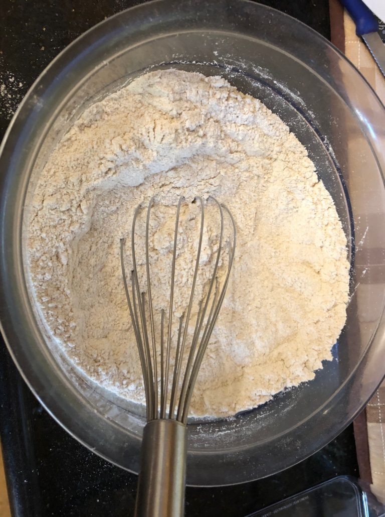 Dry ingredients  mixed together