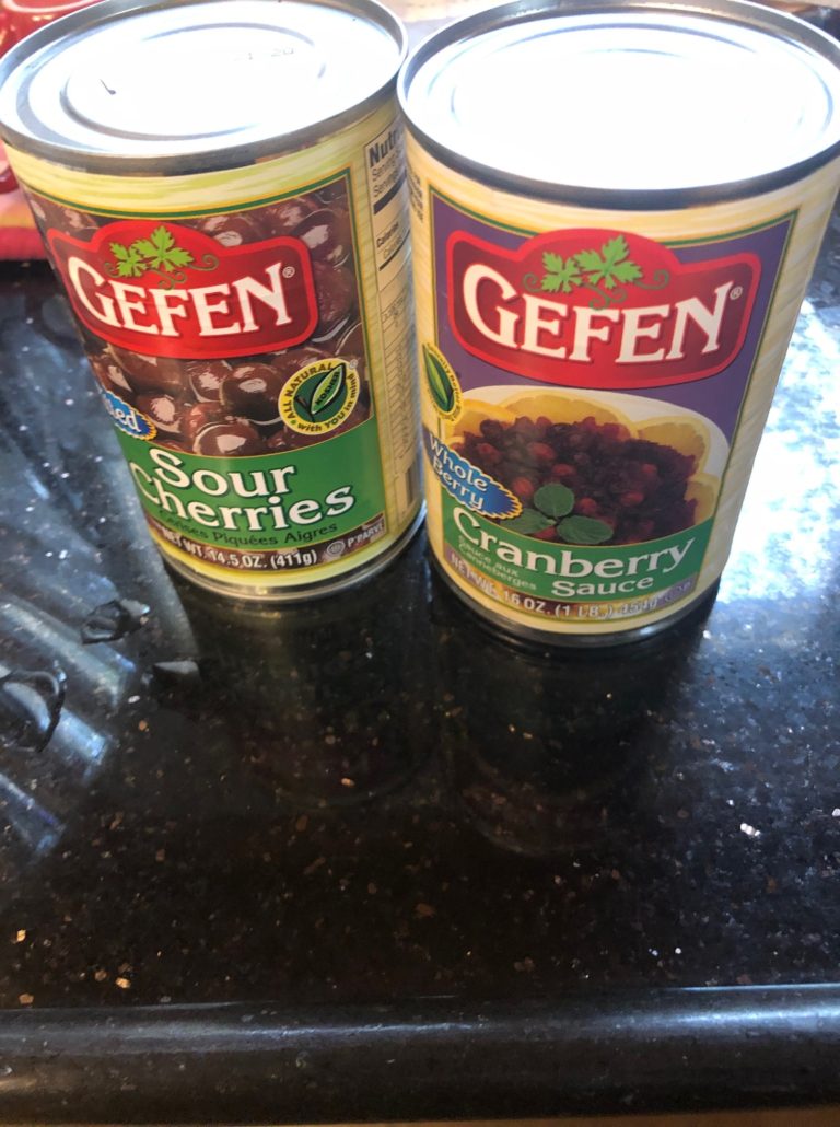 sour cherry and cranberry