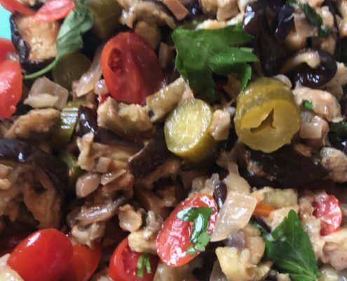 Eggcellent Eggplant Salad