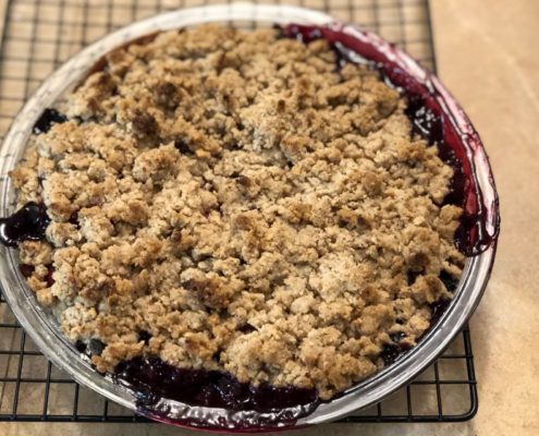 rustico blueberry cran crumble