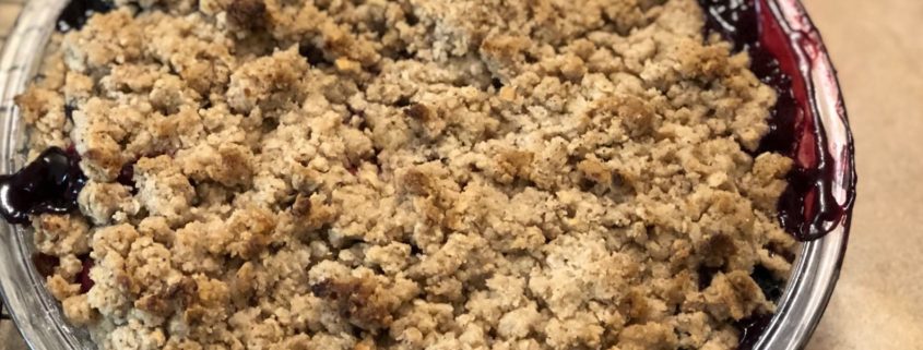 rustico blueberry cran crumble