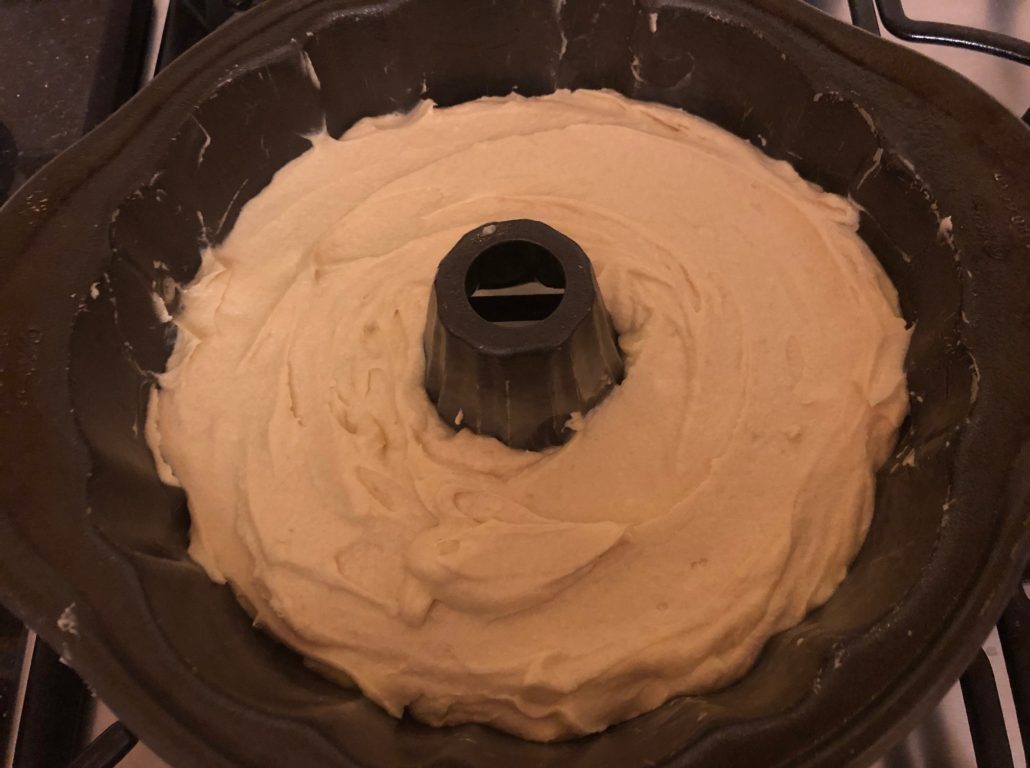 Silky textured batter
