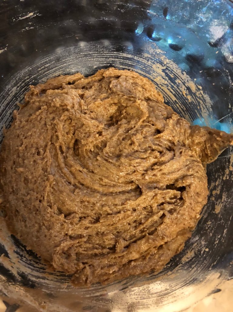 Cinnamon muffin batter
