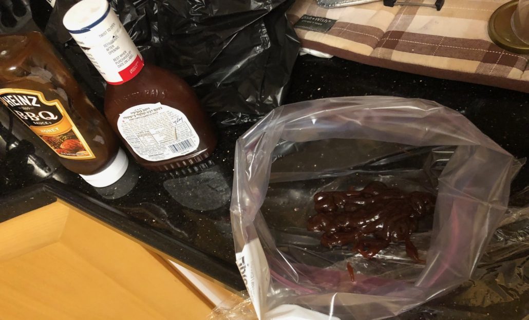 sauce combo in ziploc bag