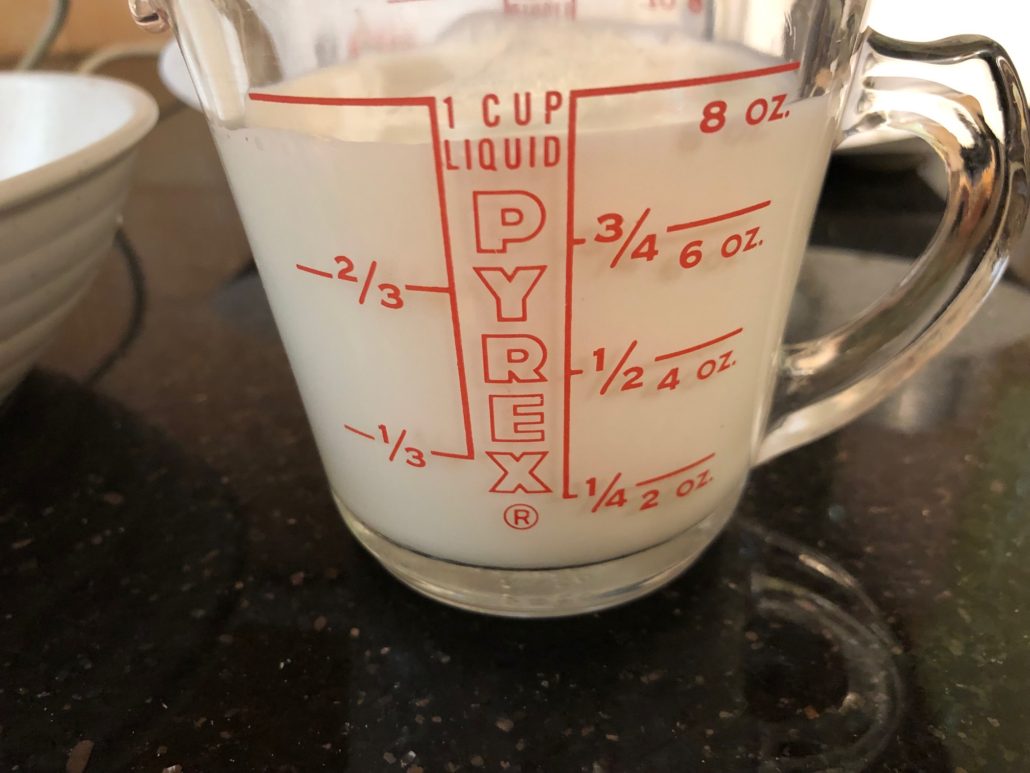 one cup of milk