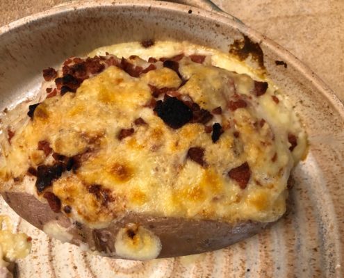 Cheese stuffed Potatoes