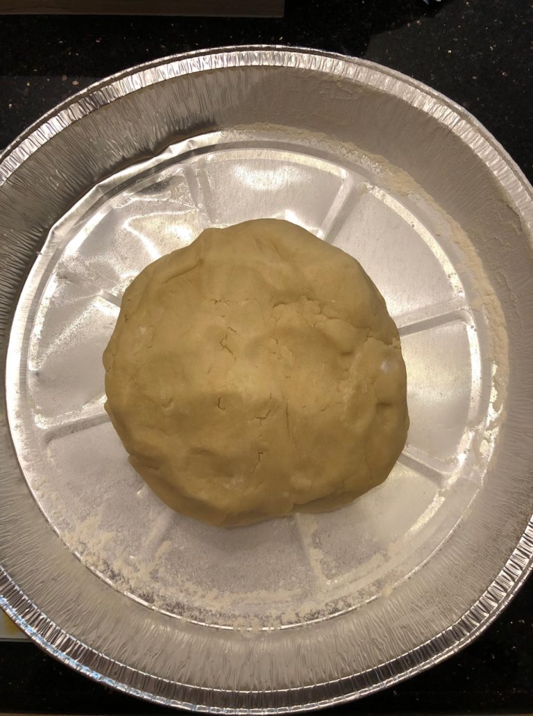 pie crust ready for fridge