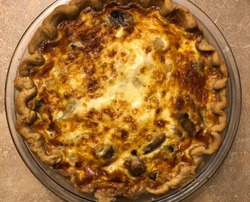 Mushroom Onion 7 Brachot Quiche