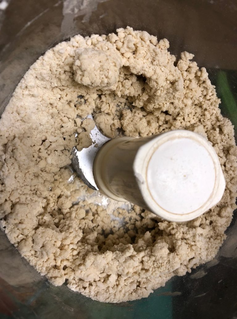 Rugelach dough crumble