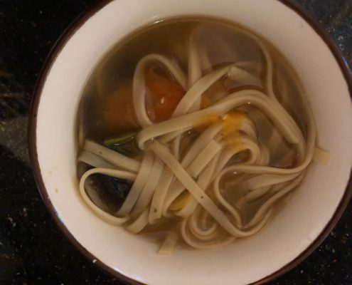 Quick "Udon" Noodle Soup