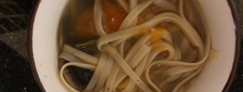 Quick "Udon" Noodle Soup