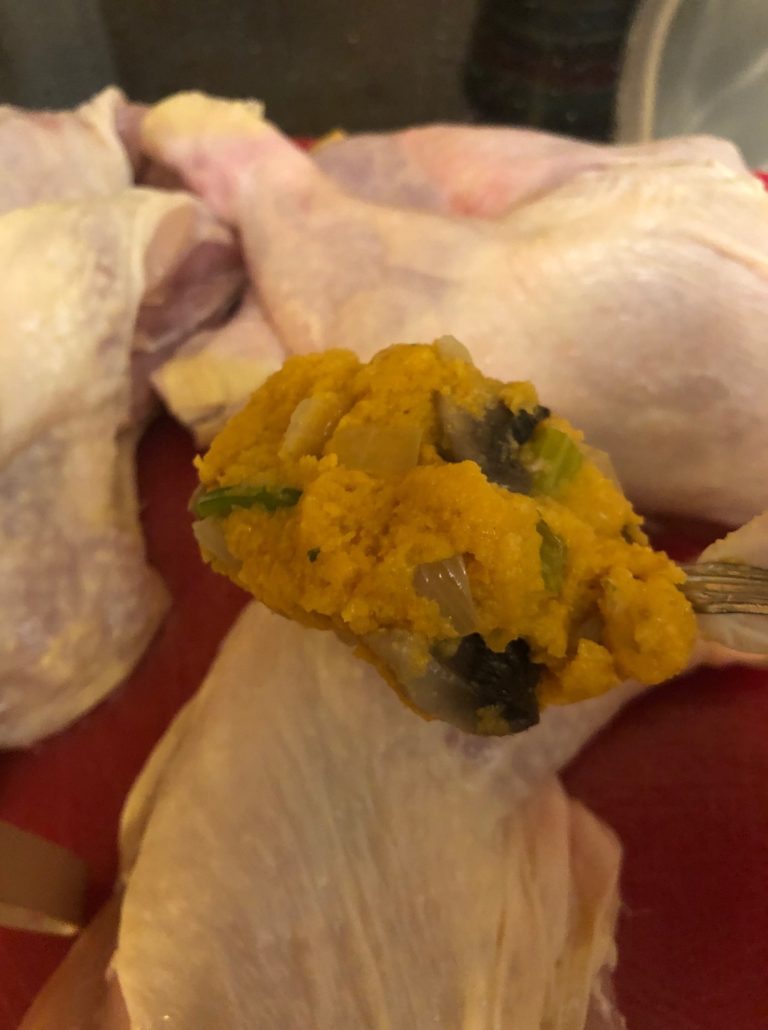 spoonful of stuffing