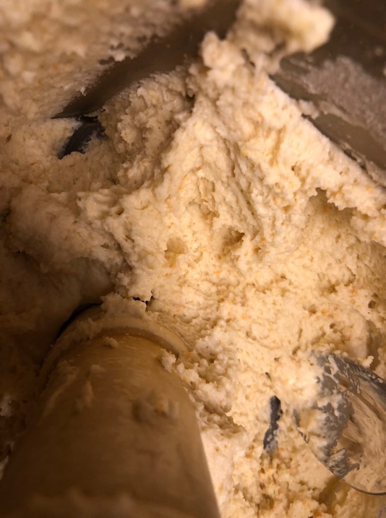 Cheese biscuit dough