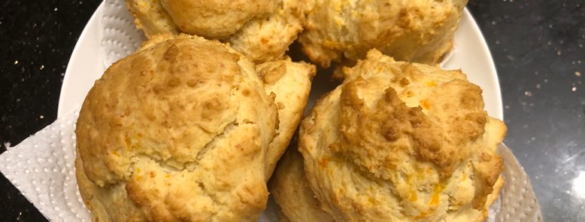 Cheddar/Smoked Cheese Drop Biscuits