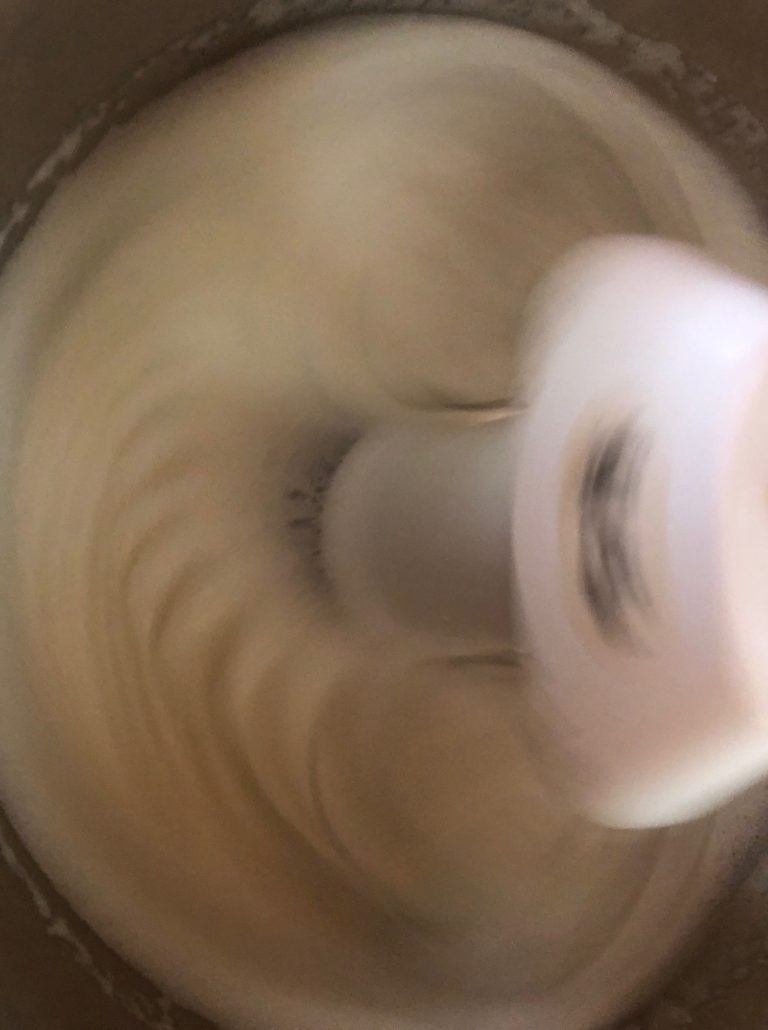 softly beaten whites