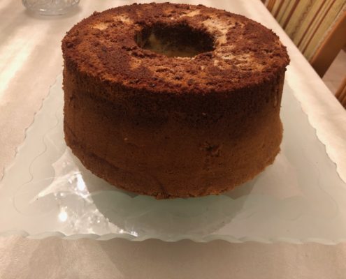 Mile High Marble Chiffon Cake