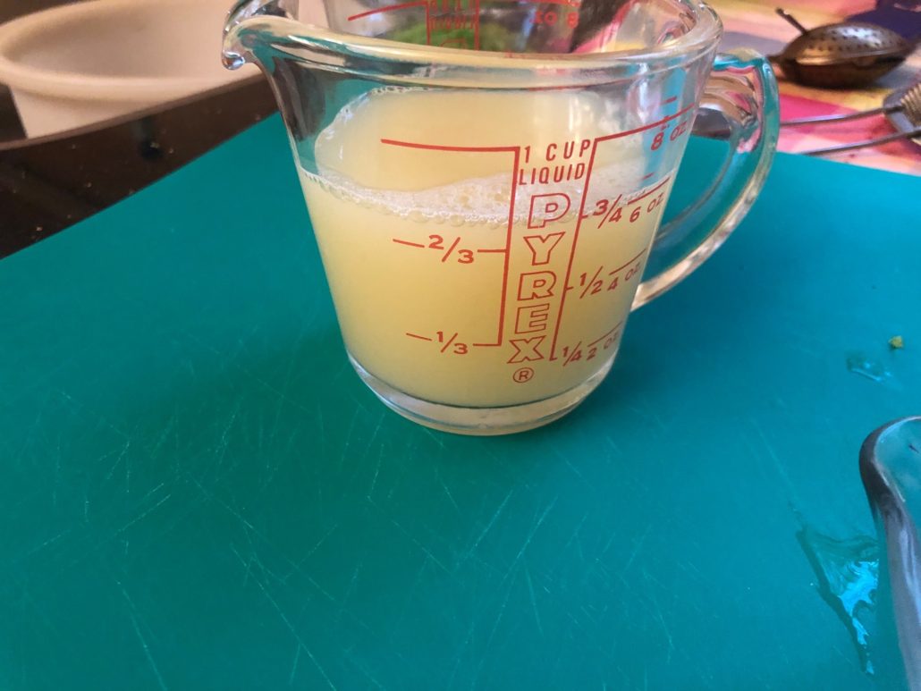 lemon/lime juice fresh squeezed