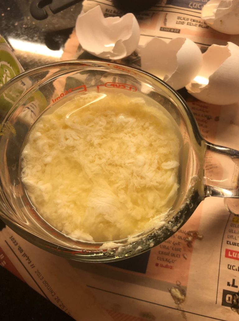 "curdled" soy milk