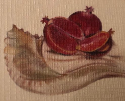 Shofar with Pomegranate courtesy of Rivky Reiss