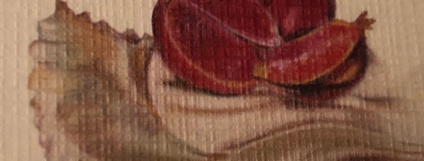 Shofar with Pomegranate courtesy of Rivky Reiss