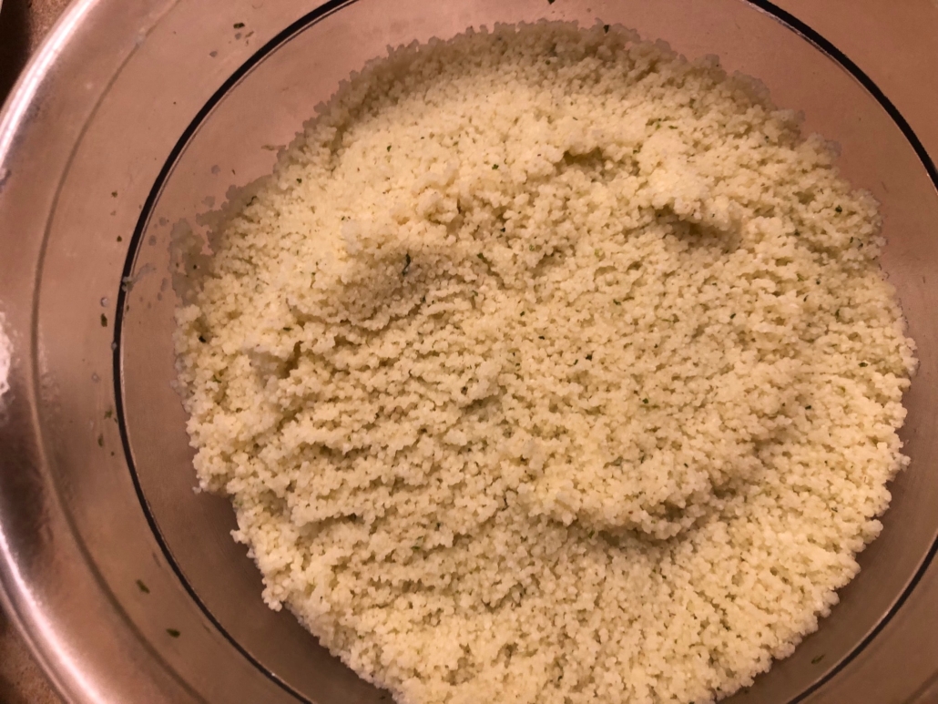 dense looking couscous which we will fix