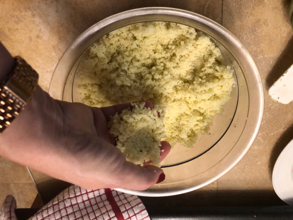 separating the grains