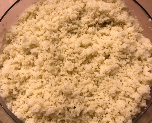 Fluffed couscous