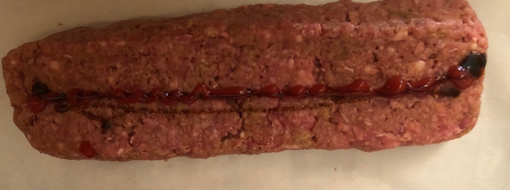ketchup and molasses on meatloaf