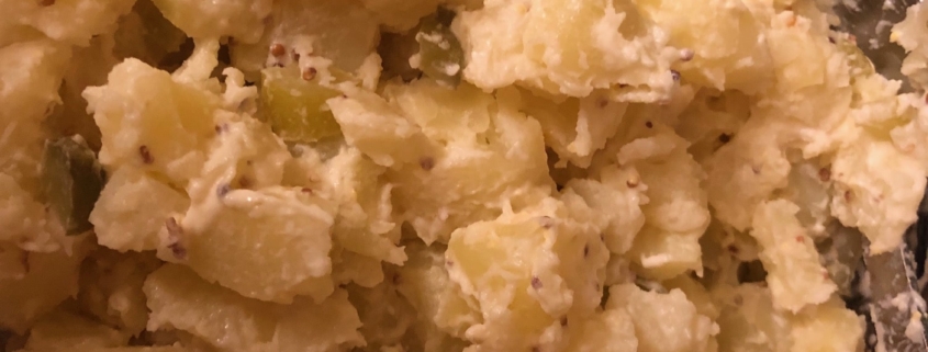 Tangy creamy potato salad