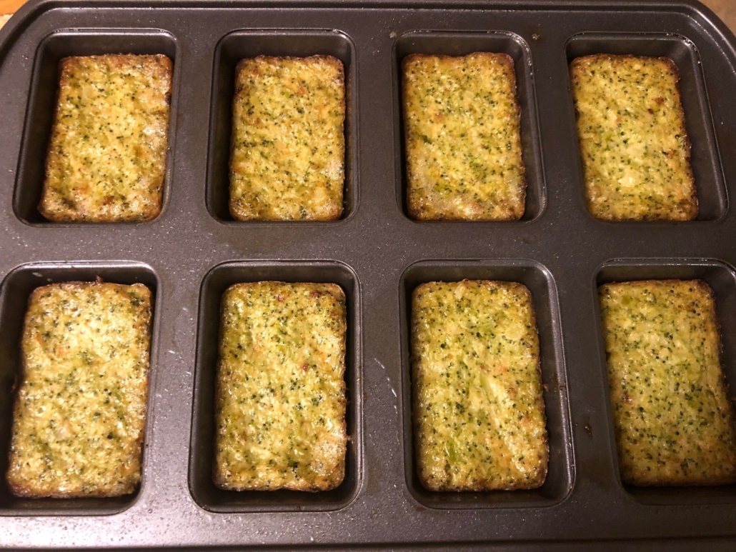 baked broccoli kugelettes