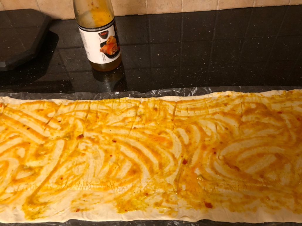 "fingerpainted" pastry