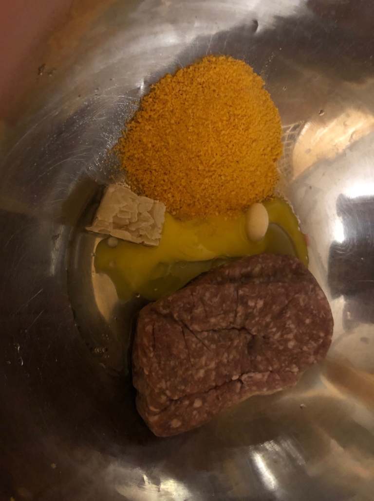 Chopped meat mixture