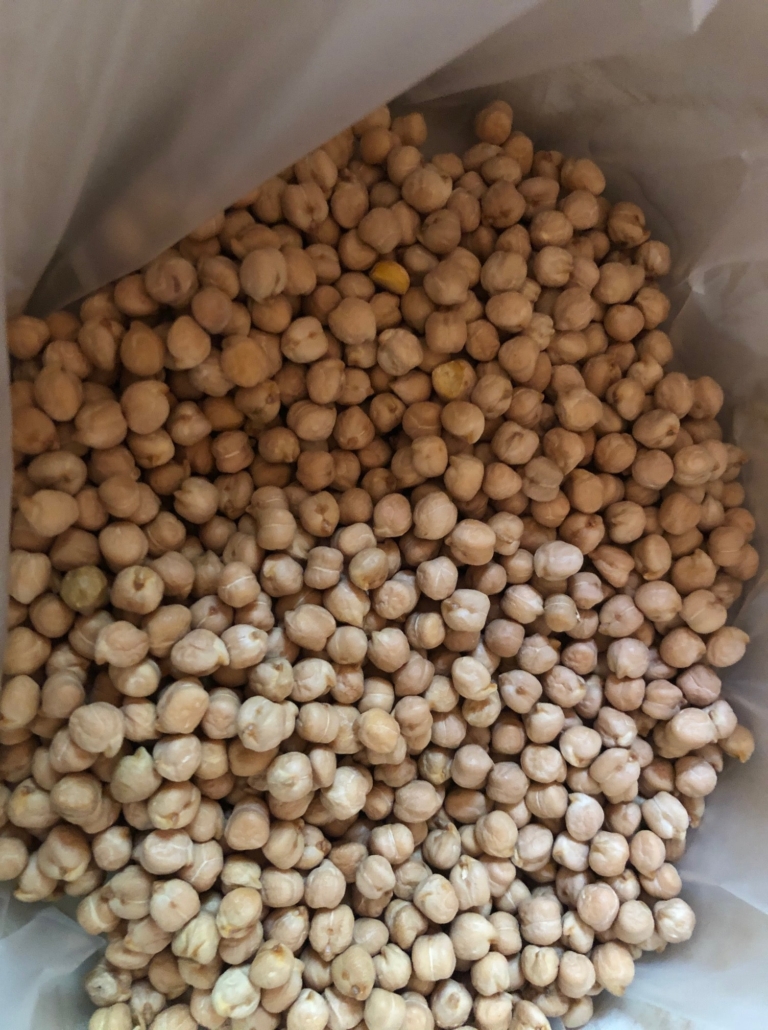 unsoaked chickpeas