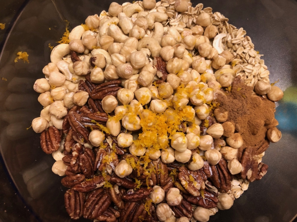 Ingredients in a big bowl