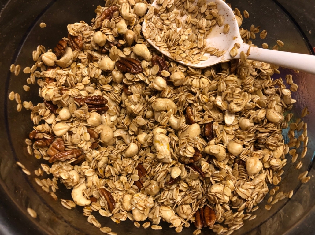 Stirred up ingredients 