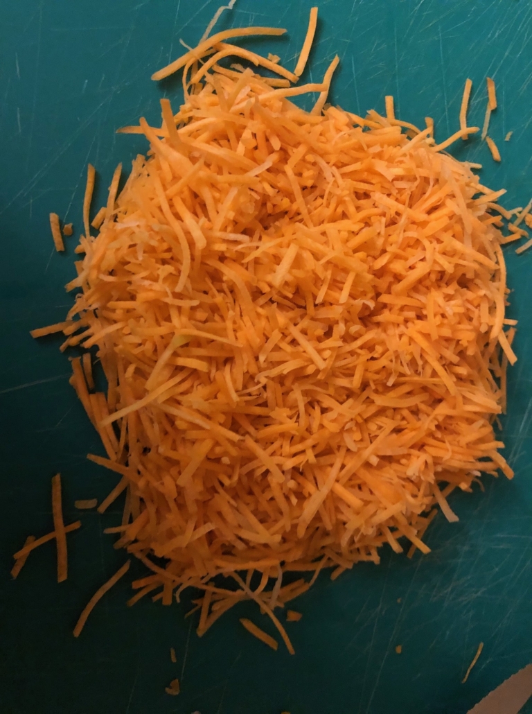 shredded carrot