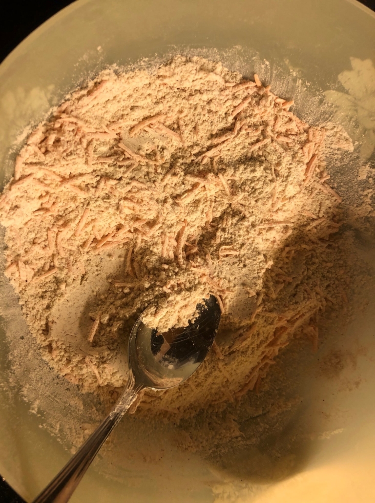 carrots in dry ingredients