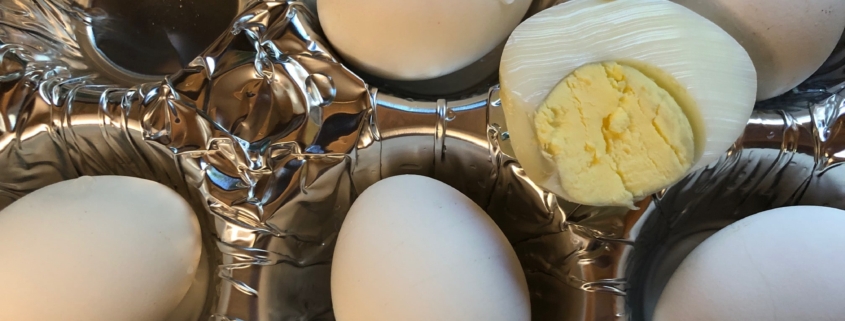 Hard "boiled" eggs in the oven