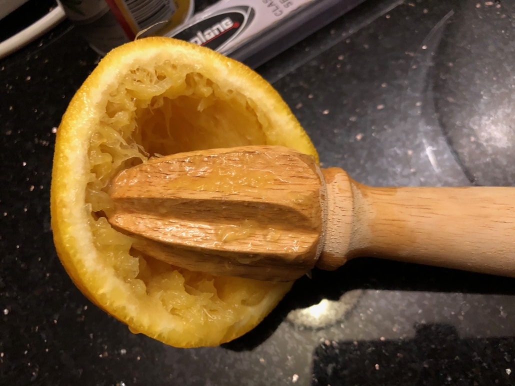 fresh squeezed orange juice