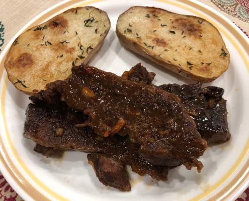 BBQ Oven Roasted Flanken Ribs