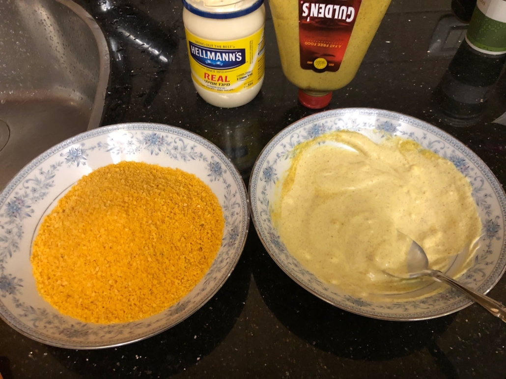 Mayo and mustard mix