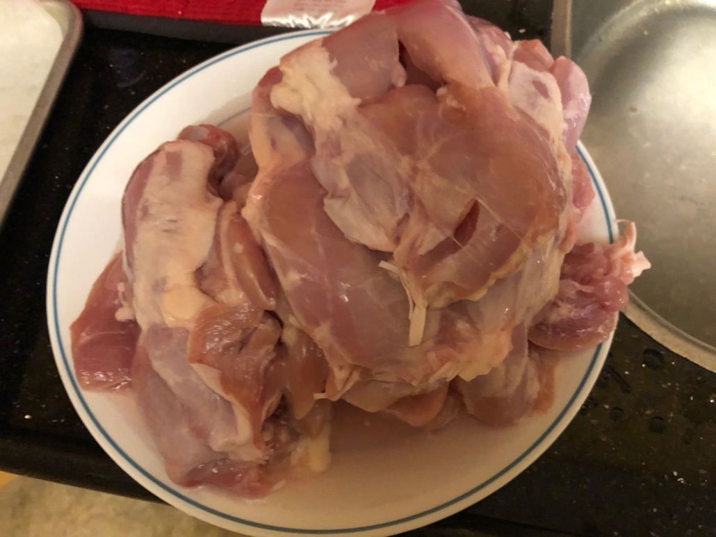 Skinless, boneless chicken thighs