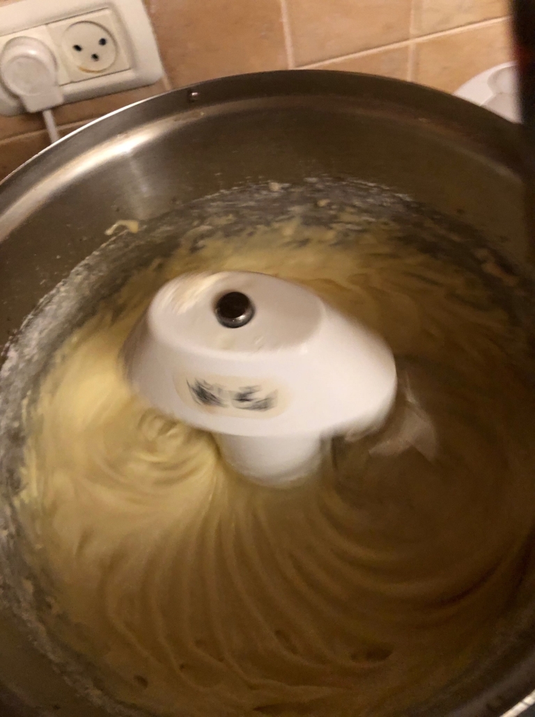 Added oil and vanilla