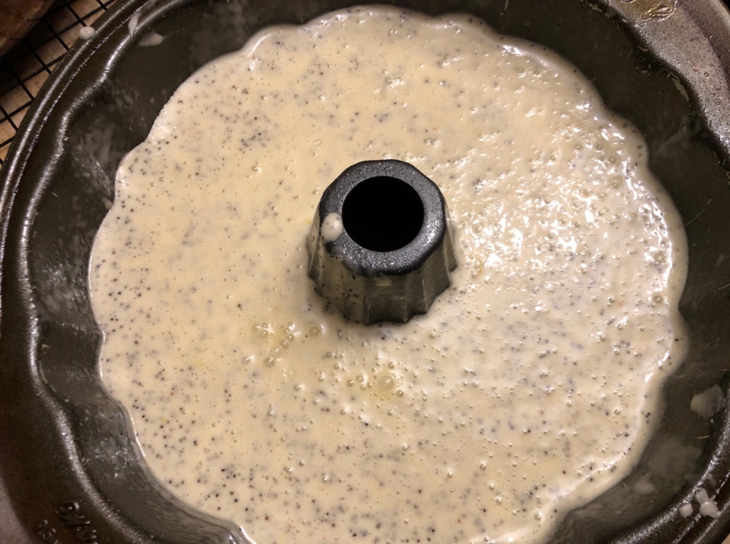 batter in prepared pan