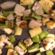 Roasted caramelized cauliflower, squash and onions